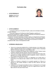 Curriculum vitae - Proyecto Medina Elvira
