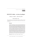 DELEUZE: Leibniz… en torno a los pliegues título Deleuze: Leibniz