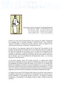 escrito taiji quan - el pincel y el agua