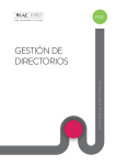 GESTIÓN DE DIRECTORIOS