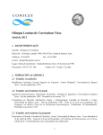 Olimpia Lombardi: Curriculum Vitae