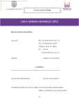Curriculum Vitae CARLA ISAMARA HERNANDEZ LÓPEZ