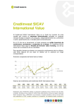 Crediinvest SICAV International Value
