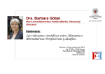 Dra. Barbara Göbel - Facultad de Filosofía
