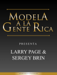 Modela a la Gente Rica: Larry Page y Sergey Brin