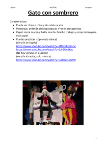 Gato con sombrero