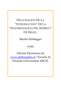 Martin Heidegger Edición Electrónica de www.philosophia.cl