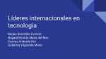 Líderes internacionales en tecnología