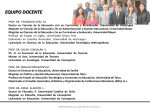 equipo docente