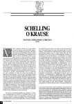 Schelling y Krause - Fundación Gustavo Bueno