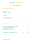 Pre-inscription PDF form - My Little Montessori Barcelona