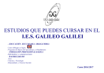 Estudios que puedes cursar - IES Galileo Galilei, Puertollano