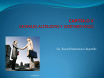 CAPITULO V MORALES ALTRUISTAS Y SENTIMENTALES