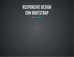responsive design con bootstrap