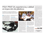 POLY-PRAT SA: experiencia y calidad en inyección de plásticos