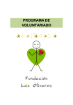 programa de voluntariado de fundación luis olivares