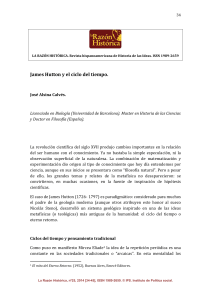 James Hutton y el ciclo del tiempo.