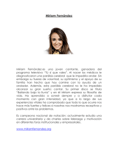 CV Miriam Fernández