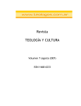 Revista TEOLOGÍA Y CULTURA