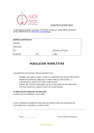 PUBLICACIÓN NEWSLETTERS