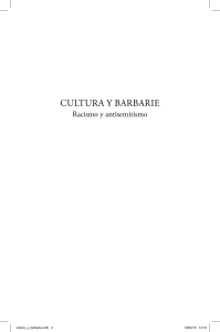 cultura y barbarie