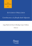 Estudios y preludios. Contribuciones a la filosofía desde Valparaíso
