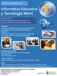 Afiche Diploma Informática Educativa y Tecnología Móvil