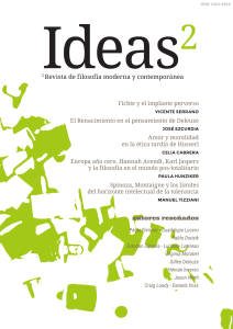 Ideas Nº2 - Ideas. Revista de filosofía moderna y contemporánea
