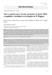 Boletín Chileno de Herpetología Nuevo registro para Alsodes