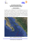 Reporte Evento Sísmico - Centro de Ciencias de Sinaloa