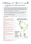 Pronóstico Estacional Oeste y Sur de Sudamérica Octubre