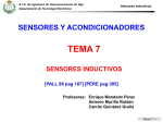 SENSORES INDUCTIVOS