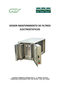 dosier mantenimiento de filtros electrostaticos
