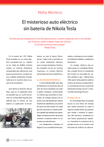 El misterioso auto eléctrico sin batería de Nikola Tesla