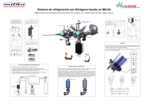 Sistema de refrigeración por Nitrógeno líquido en MILKA