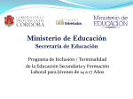 Presentación del Programa - Dirección General de Educación