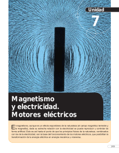 Magnetismo y electricidad. Motores eléctricos