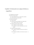 Capítulo 14. Interacción con campos eléctricos y magnéticos