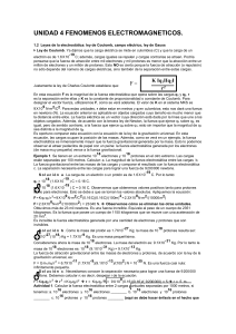 UNIDAD 4 FENOMENOS ELECTROMAGNETICOS