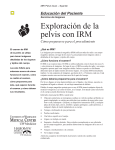 Exploración de la pelvis con IRM