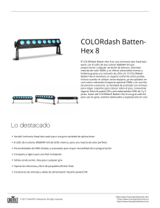 COLORdash Batten-Hex 8