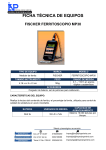 ficha técnica de equipos