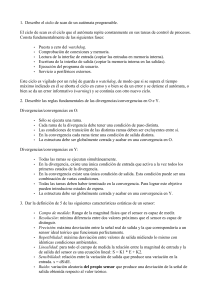 1. Describe el ciclo de scan de un autómata programable. El ciclo