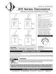 BTF Series Thermostat