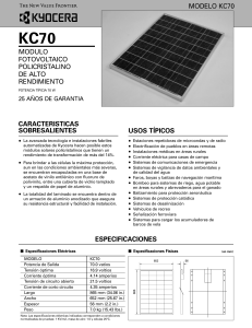 modulo fotovoltaico policristalino de alto rendimiento modelo