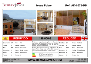 Ref: AD-0573-BB Jesus Pobre REDUCIDO 199,000 € REDUCED