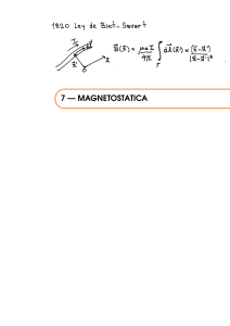 7 — magnetostatica