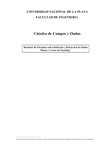 Cátedra de Campos y Ondas - Universidad Nacional de La Plata