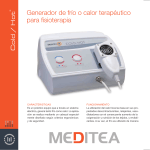 Generador de frío o calor terapéutico para fisioterapia