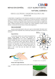 unidad 8: electricidad y magnetismo (electricity and magnetism)